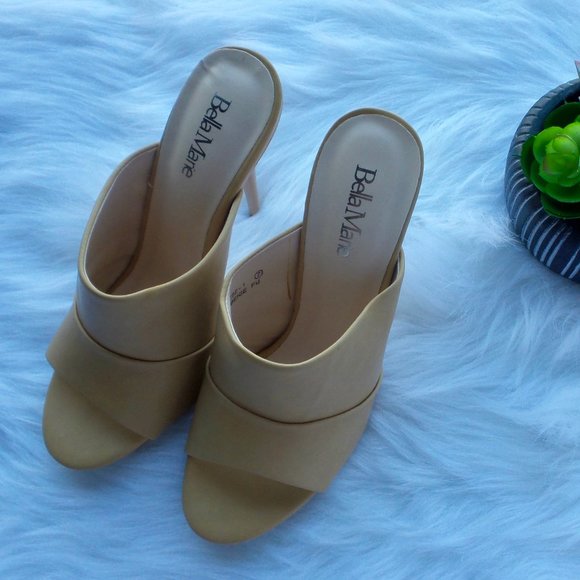 *SOLD* Open Toe Slip-On Heels - Picture 3 of 8